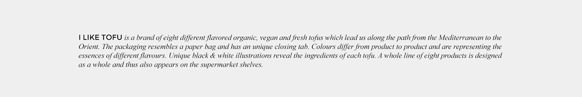 I LIKE TOFU packaging :: Behance