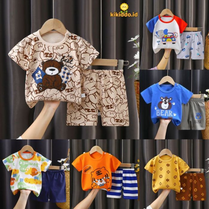 Jual PROMO 7.7 Kikiddo - Setelan Kaos Anak Import / Setelan Baju Bayi ...