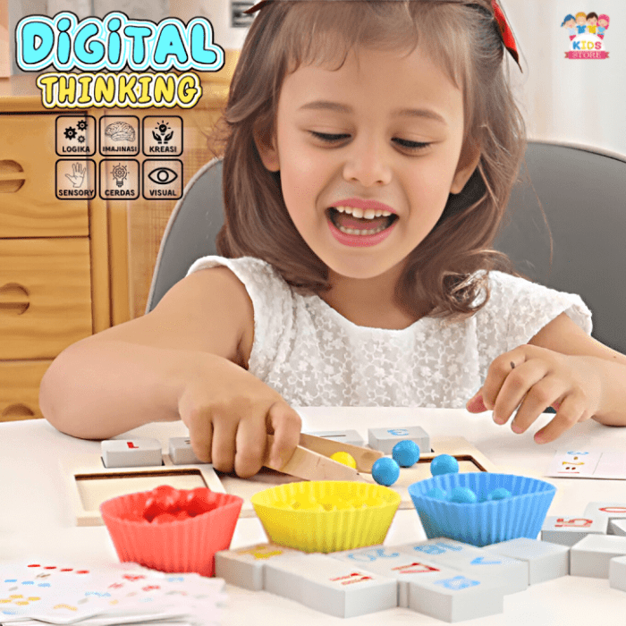 Mainan Edukasi Berhitung Anak 3-4-5-6 Tahun Perempuan Laki Laki ...