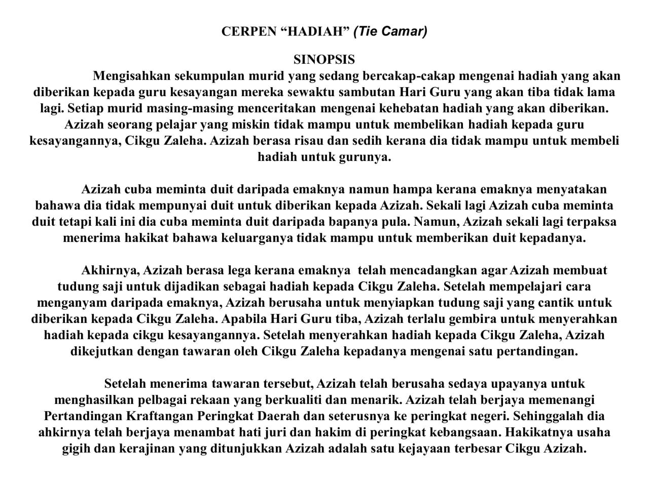 Cerpen tentang anak sekolah