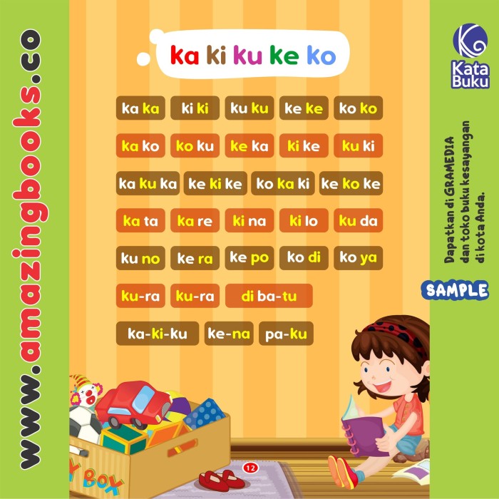 Cara belajar membaca untuk anak tk