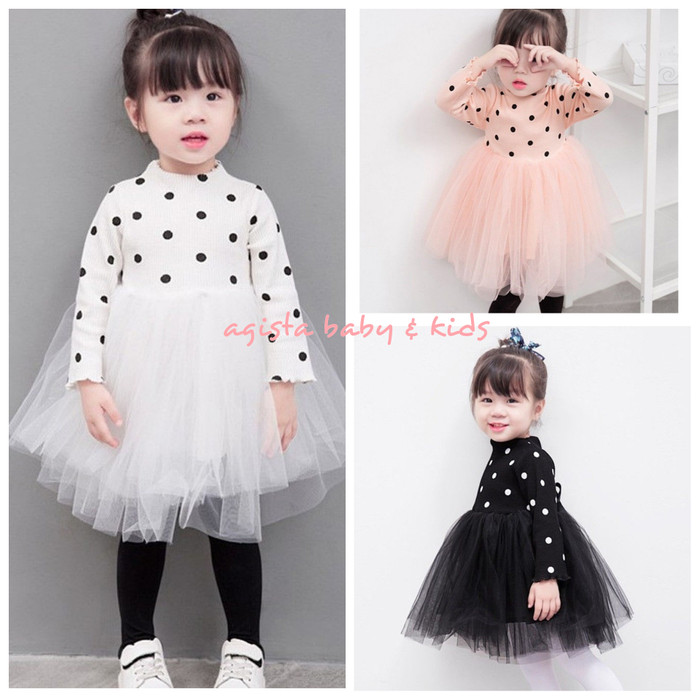 Model baju anak perempuan terbaru dress korea jepang bahan sifon masa ...