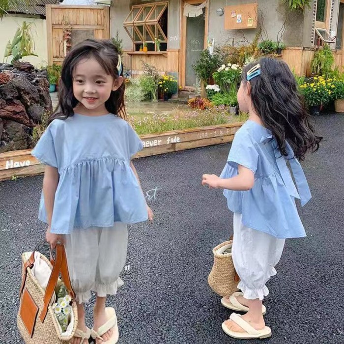 Baju pendek anak perempuan