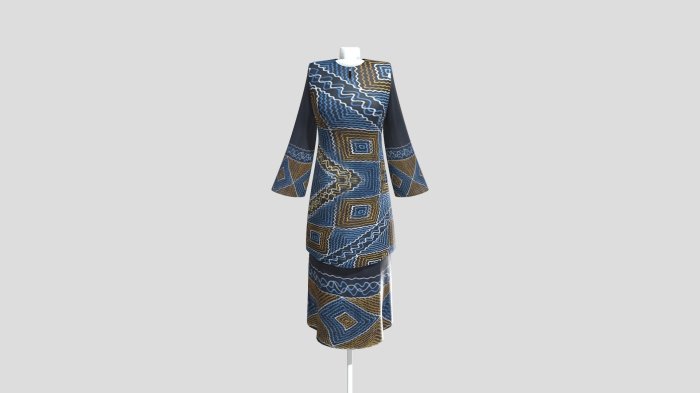 Baju kaos biru langit