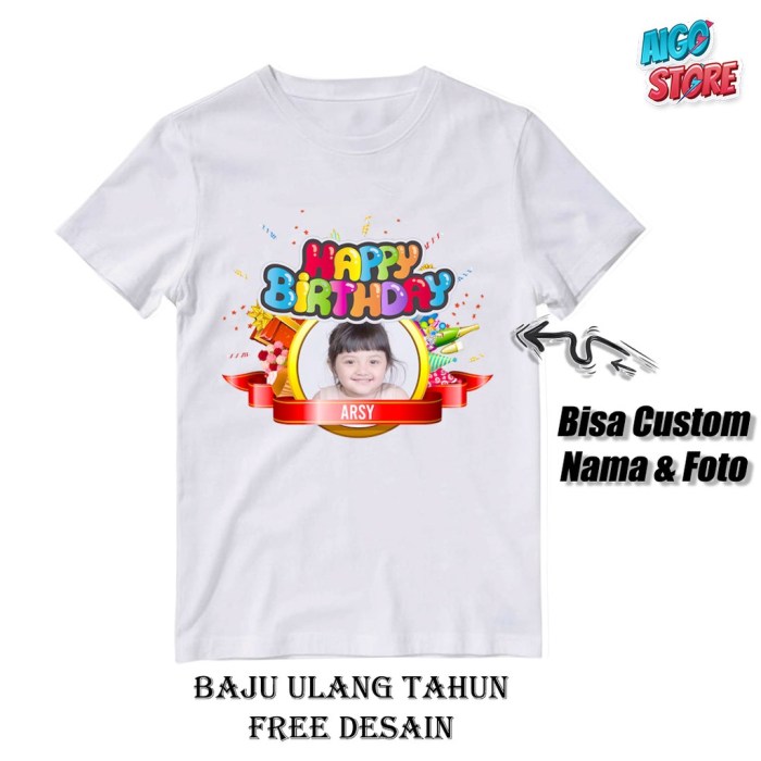 Baju ulang tahun anak anak