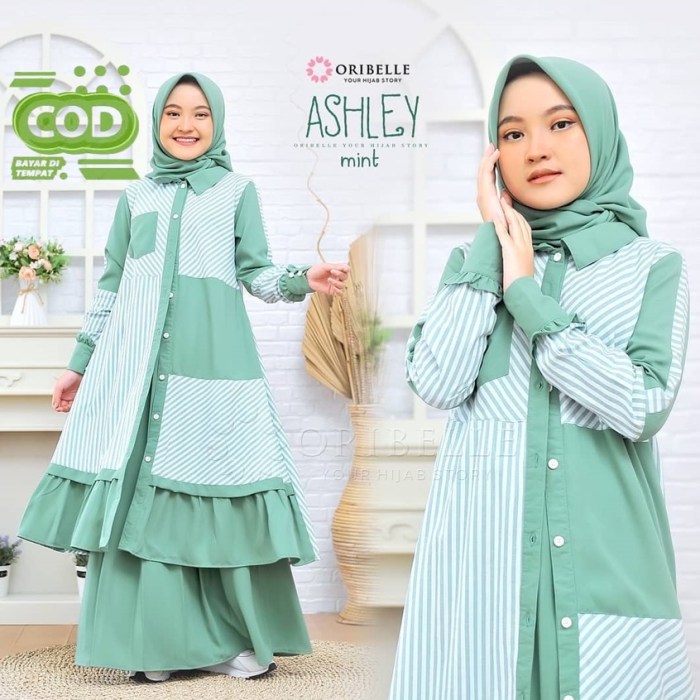 Jual Gamis Anak Usia 7-12 Tahun Ashley kids Model Gamis Anak Terbaru ...