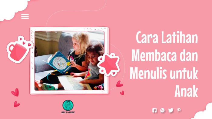 Cara cepat belajar membaca dan menulis untuk anak tk