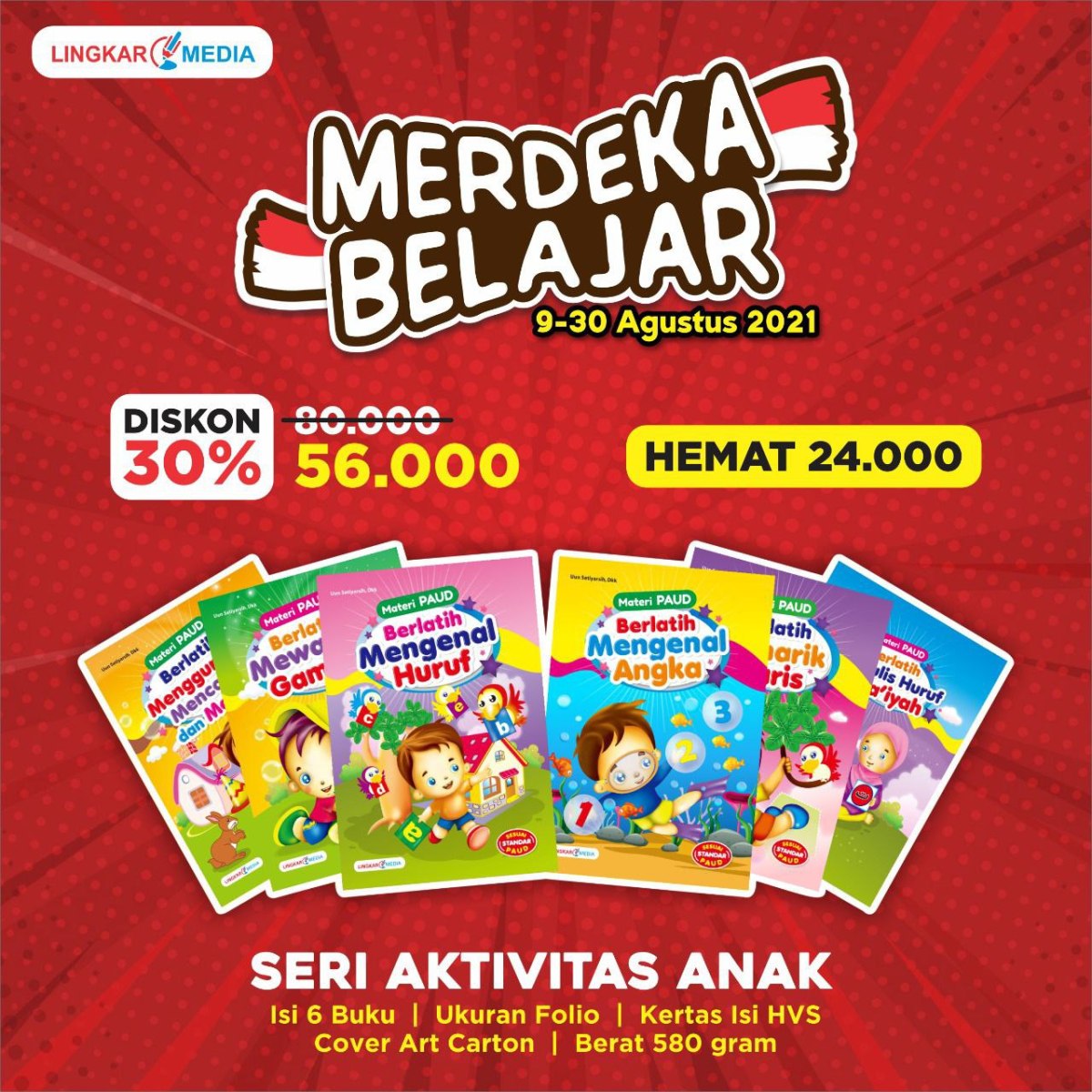 Jual Buku Belajar Anak Tk Paud isi 8 Buku Paket Lengkap Buku Tk Buku ...