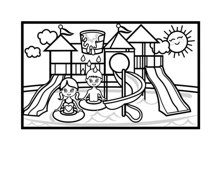 Mewarnai Taman Bermain | PDF