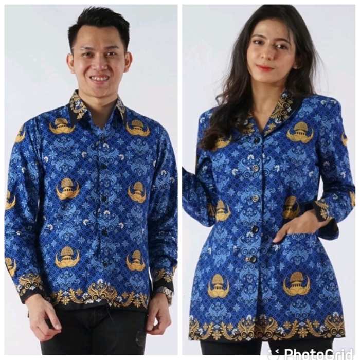 Batik korpri terbaru 2022/ batik korpri wanita terbaru/ seragam korpri ...