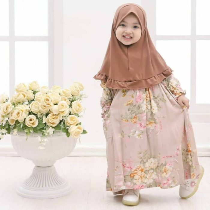 Model baju gamis untuk anak anak