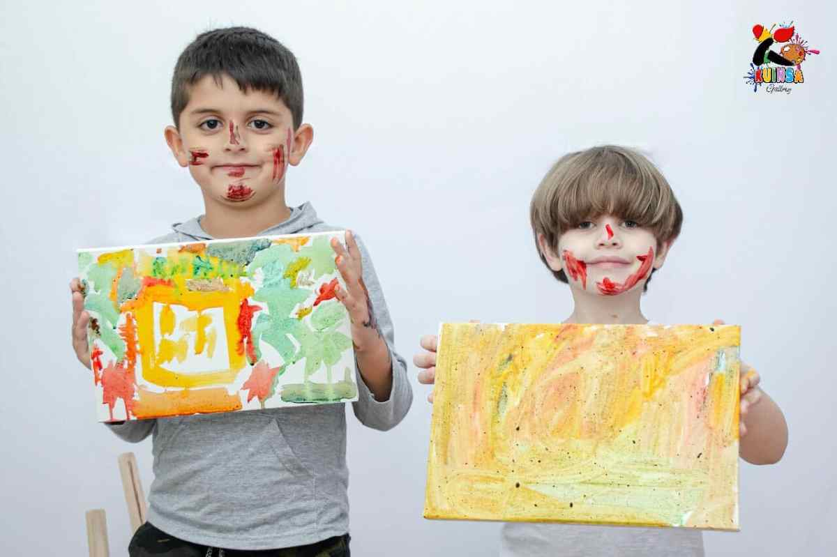 Cara menggambar hp untuk anak tk