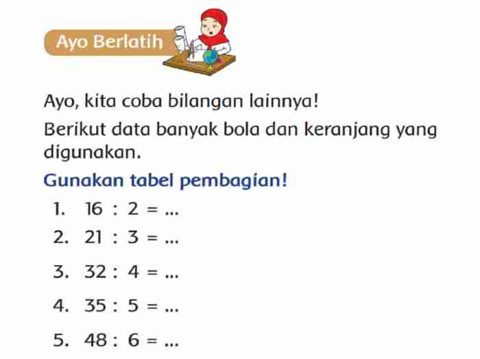 Cara mengajarkan pembagian pada anak sd kelas 2
