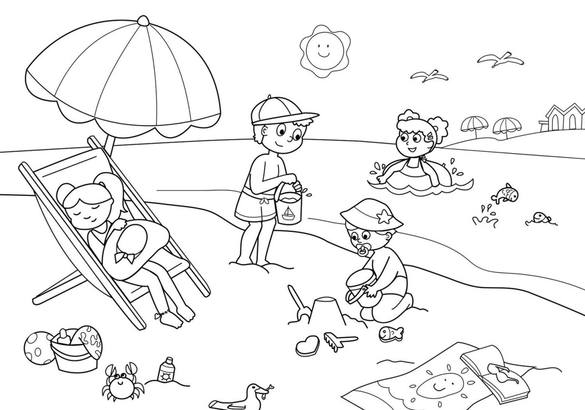 Mewarnai gambar kereta api untuk anak tk