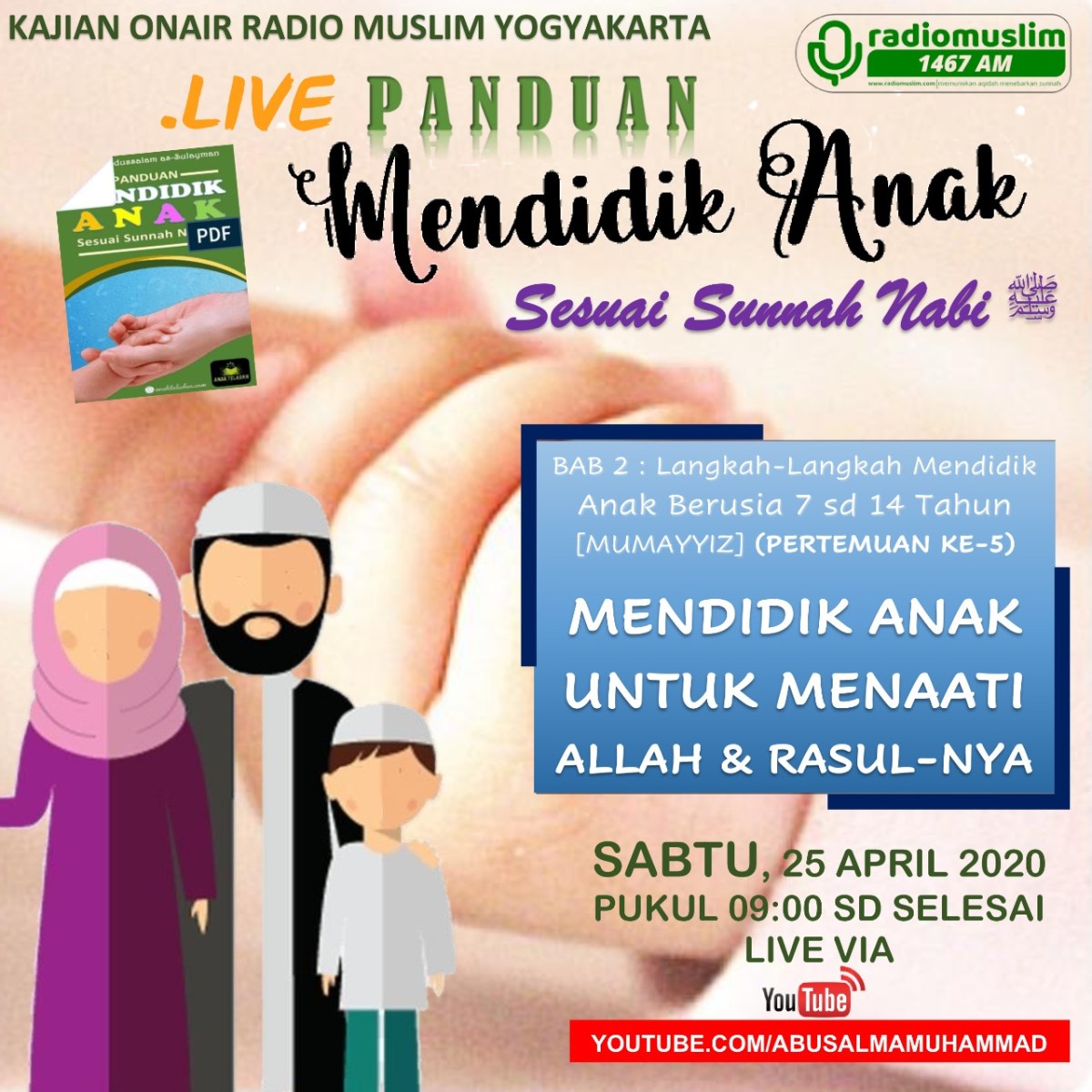 Mendidik anak sesuai sunnah