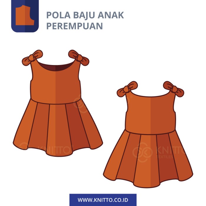 Pola baju anak perempuan umur 5 tahun