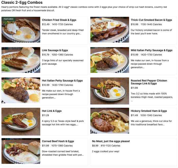 Menu Designs And Layouts