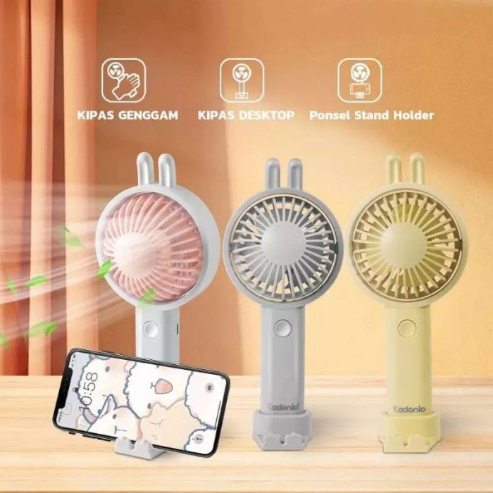 Jual Kipas Angin Mini Portable Kipas Angin Mini Kartun Dan, Bisa ...