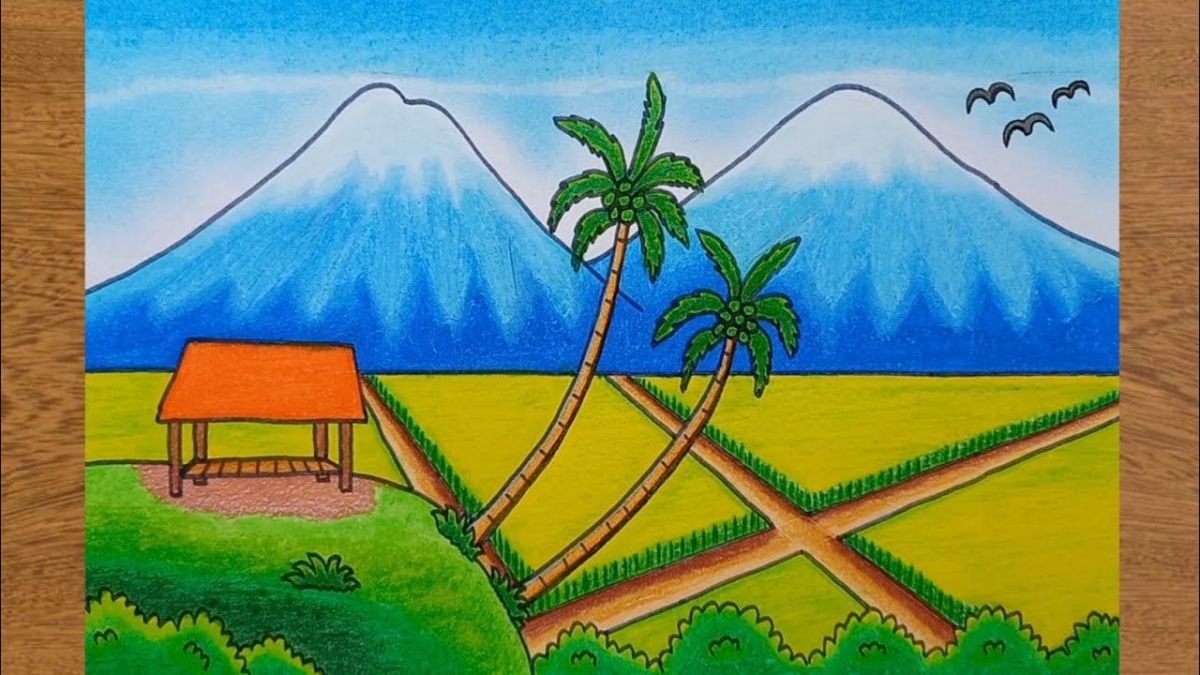 Menggambar perahu untuk anak tk