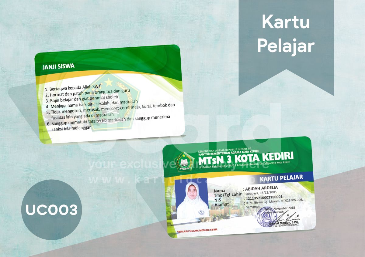 Contoh Kartu Pelajar - 54+ Koleksi Gambar Kartu ucapan lebaran anak tk