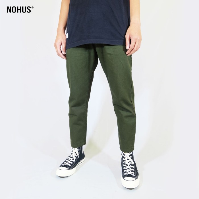 CELANA CHINO PANJANG PRIA / ANKLE PANTS / CELANA SIRWAL NOHUS ORIGINLAS ...