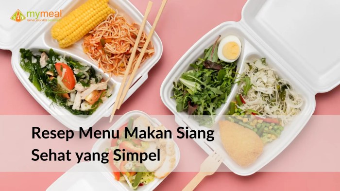 10 Resep Menu Makan Siang Sehat ala MyMeal Catering