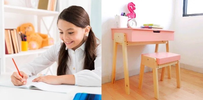 Bikin meja belajar anak dari triplek