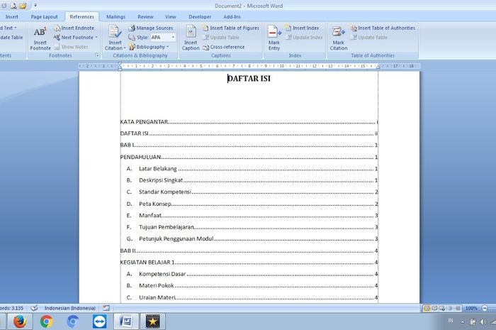 7 Contoh Daftar Isi Makalah yang Benar dan Sesuai dengan Pedoman ...
