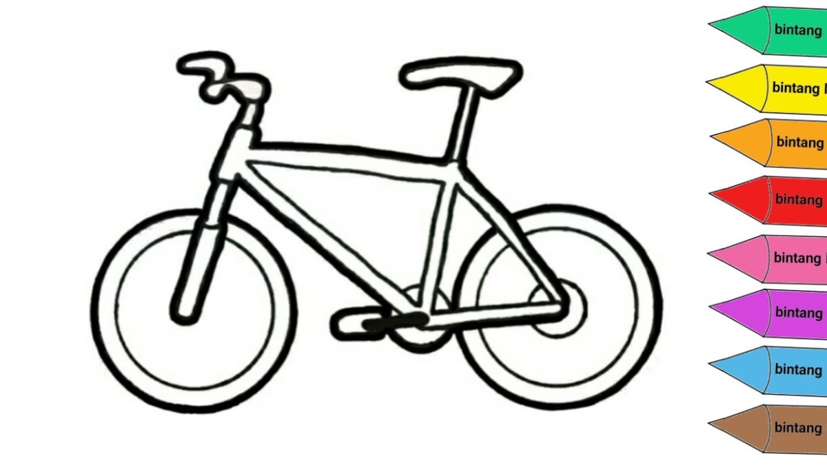 Detail Menggambar Sepeda Anak Tk Koleksi Nomer 6