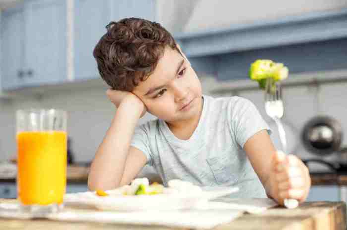 Penyebab anak tidak mau makan sama sekali