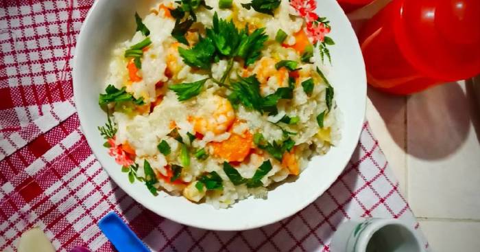 287 resep bubur untuk mpasi anak 1 tahun enak dan mudah - Cookpad