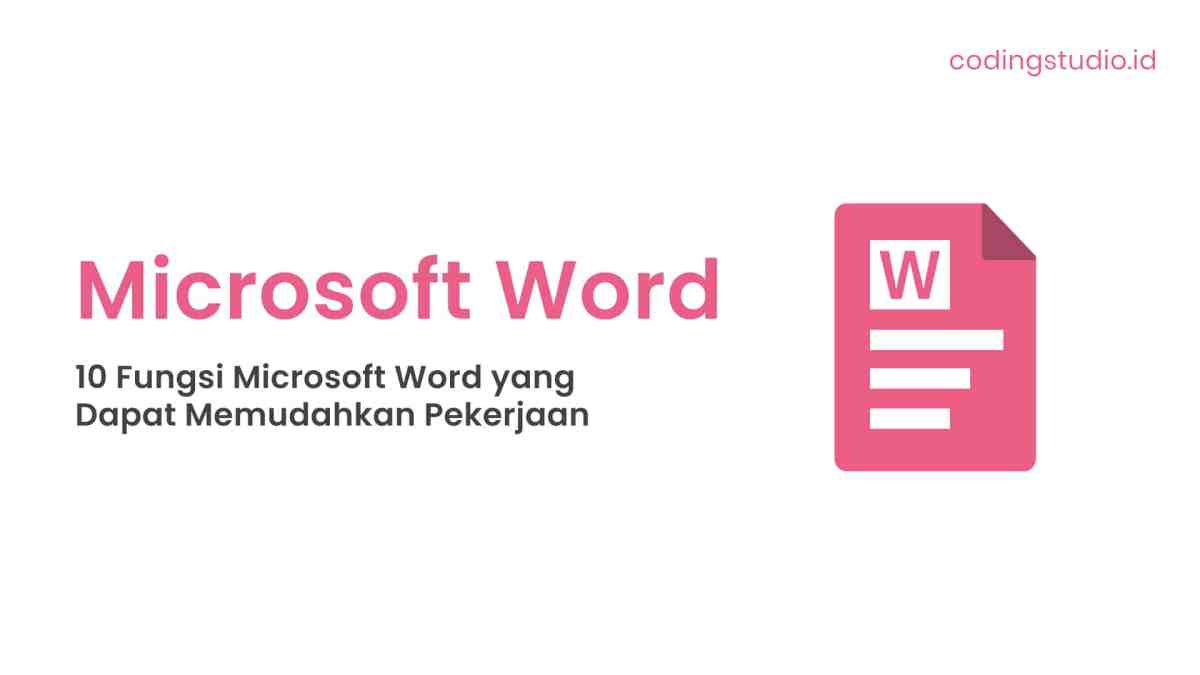 Fungsi microsoft word