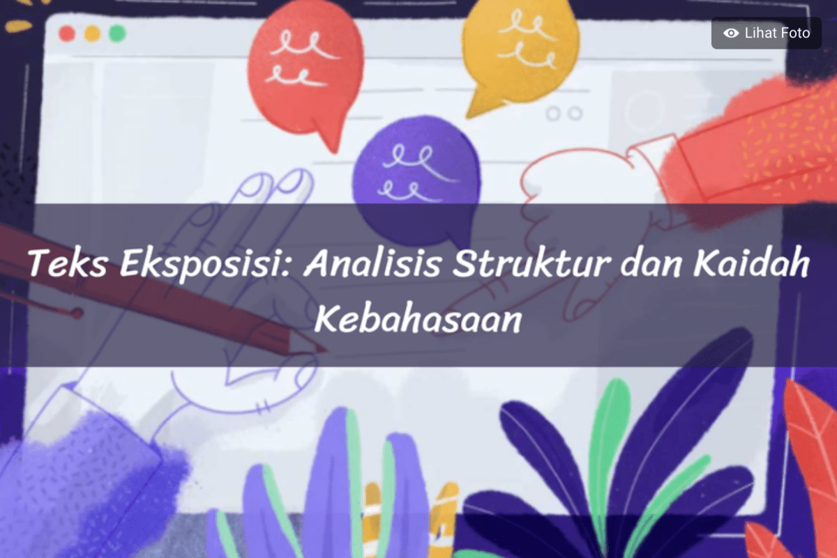 Kaidah kebahasaan teks eksposisi