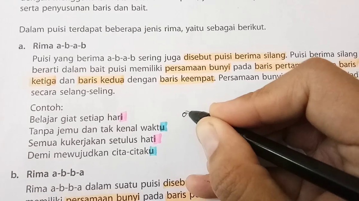 Apa yg dimaksud rima