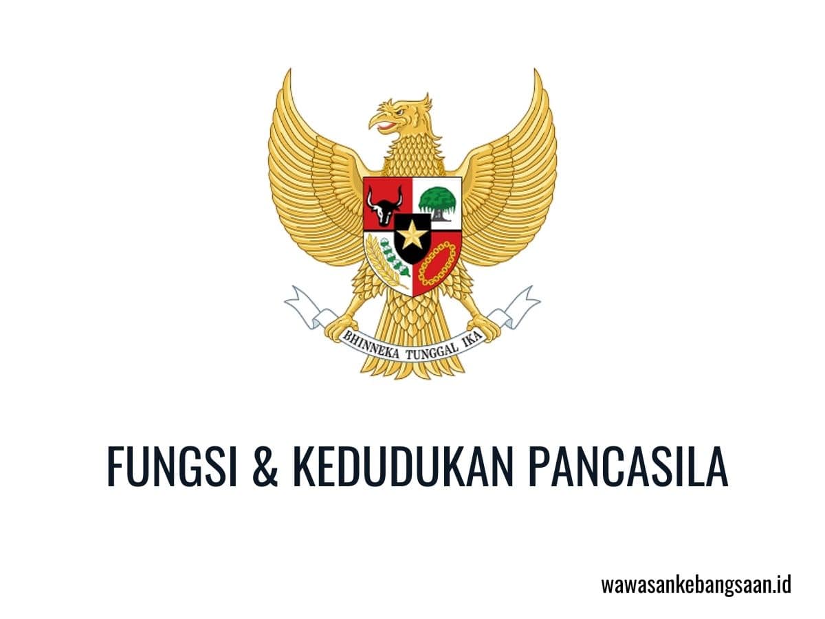 Buatlah resume tentang arti kedudukan dan fungsi pancasila