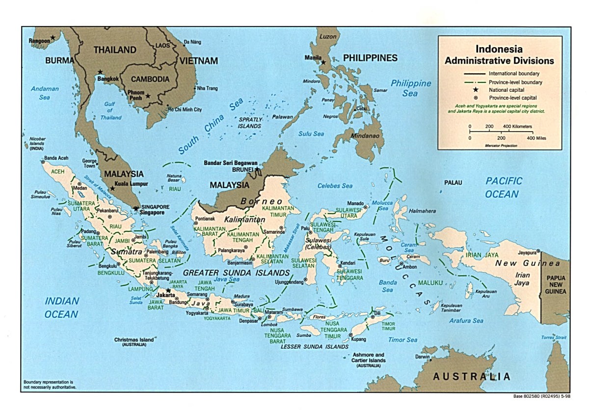 Map of Indonesia